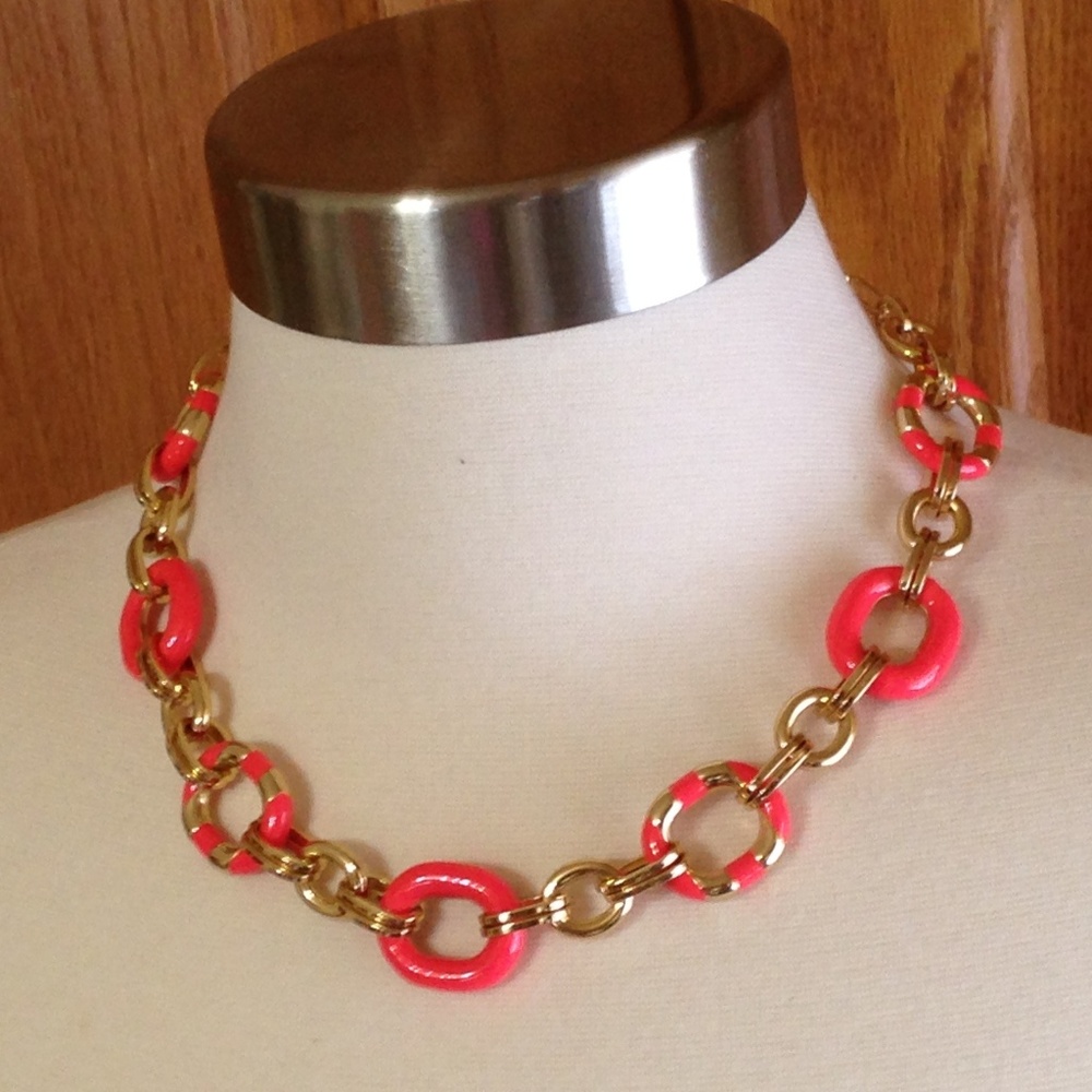 KATE SPADE - Enamel Link Necklace - Excellent Condition